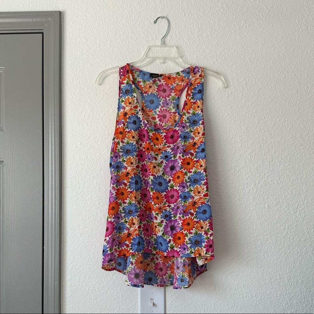 Wet Seal Floral Tank - XL